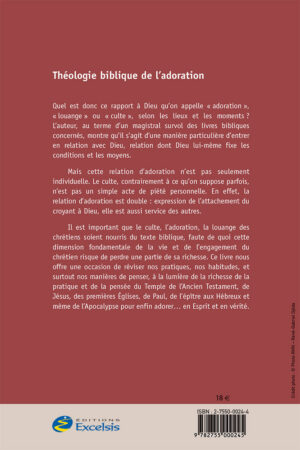En Esprit et en vérité [Broché] Théologie biblique de l’adoration
