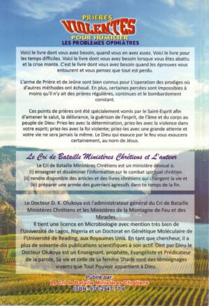 Prières violente pour humilier les problèmes opiniâtres