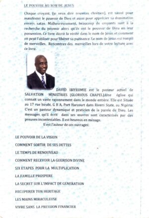 Le pouvoir au Nom de Jésus